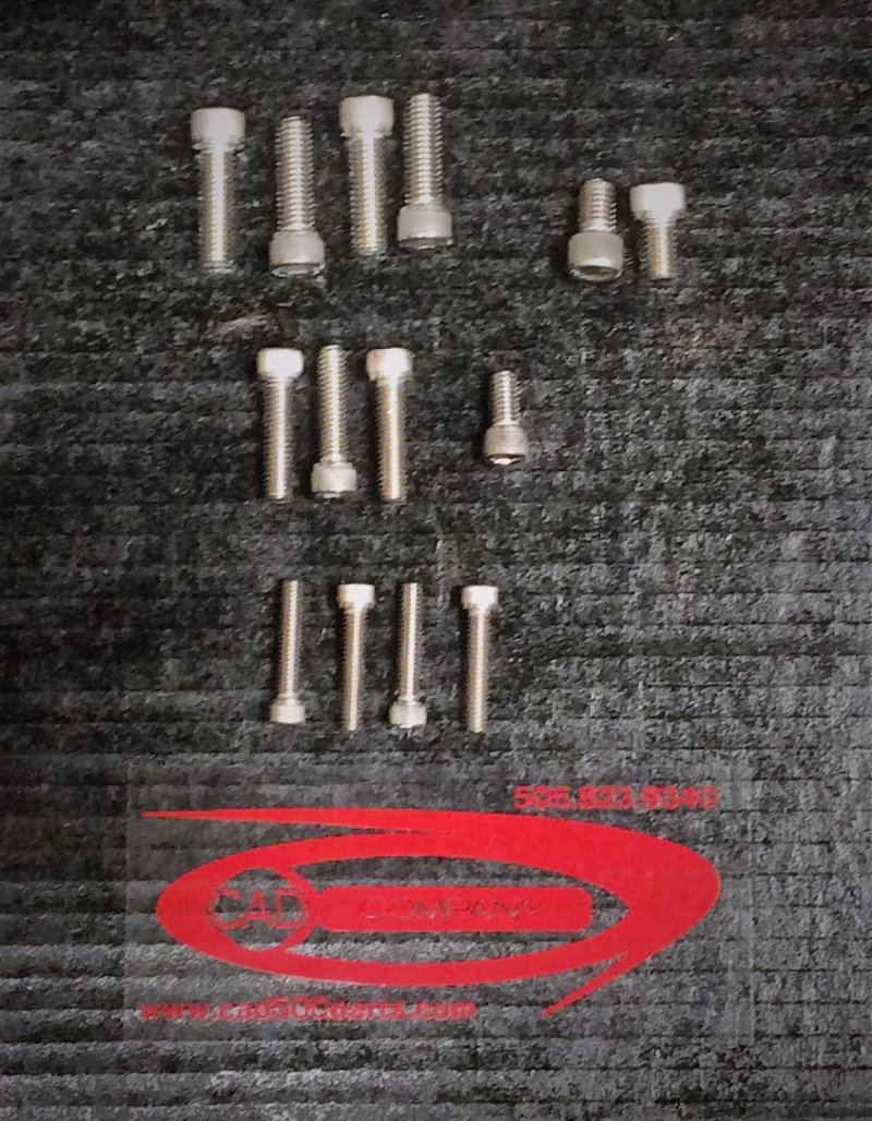 VT10102 Timing Cover/Water Pump Bolt Kit Stainless Socket Head