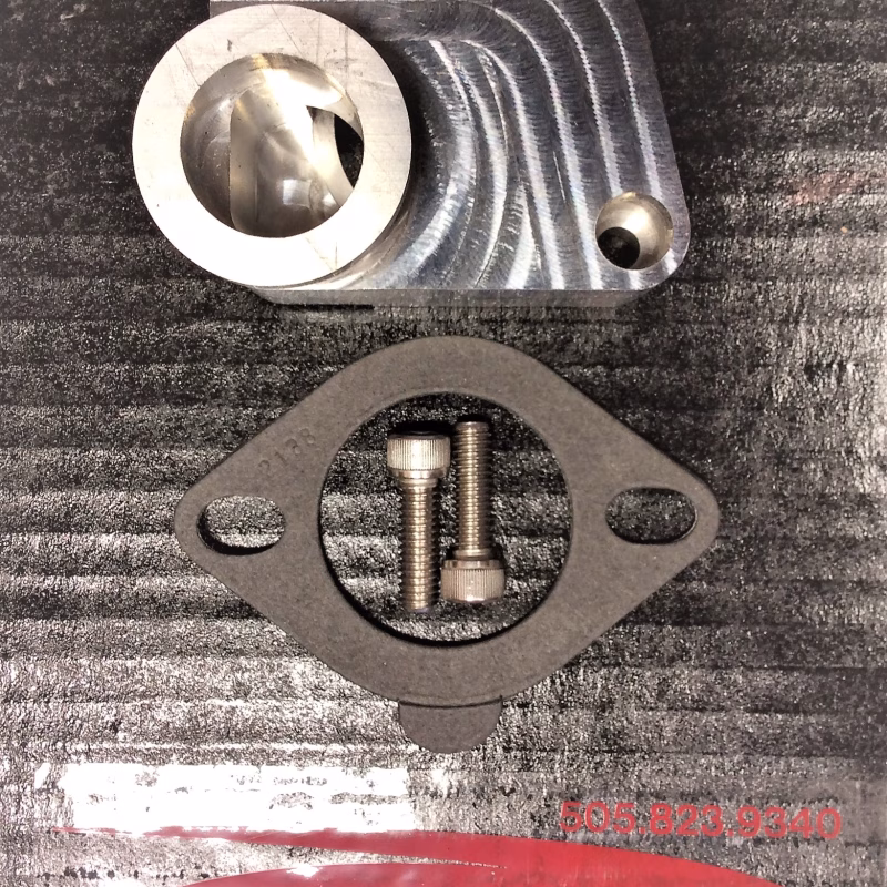 CS45121 Thermostat Housing / Water Neck, 1" Offset Billet Aluminum