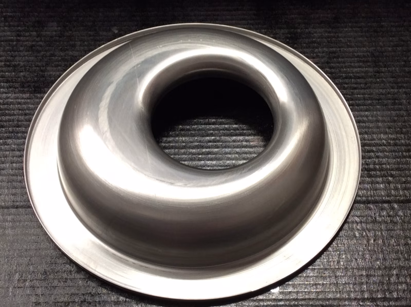 AF91011 Spun Aluminum Air Cleaner Drop Base, Offset Mount