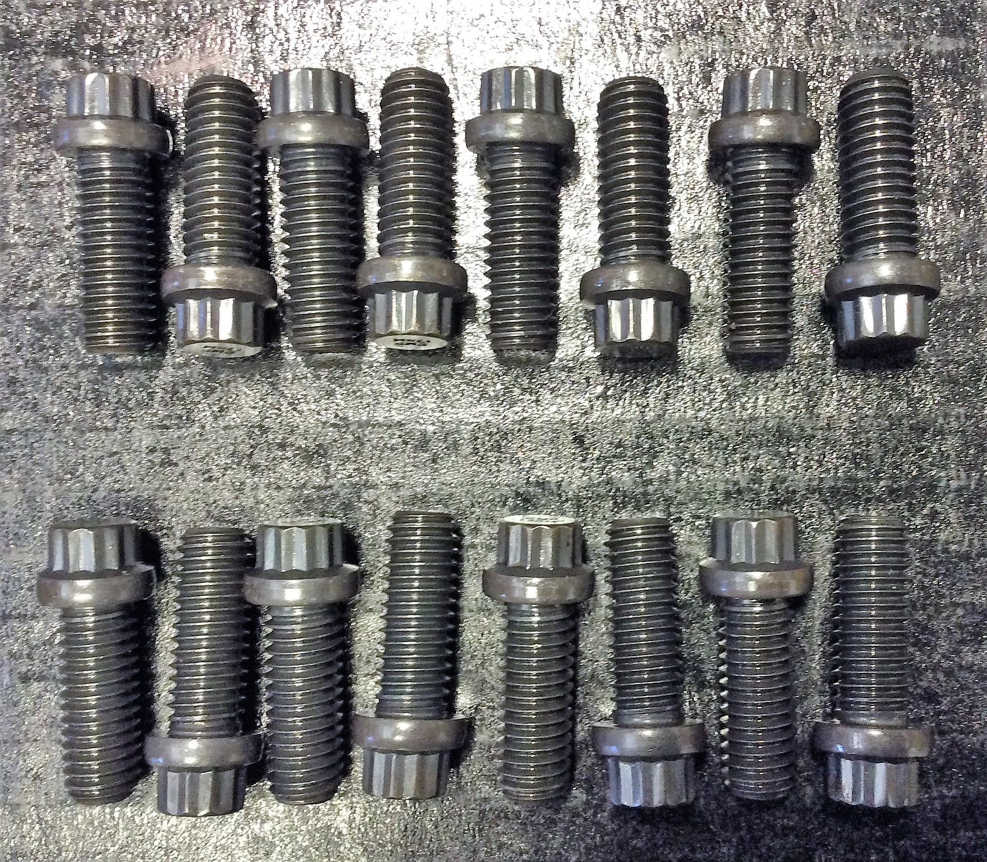 EX40101 Header Bolt Set 12 Point Black Oxide Bolts 