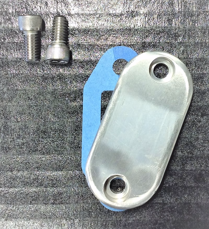 AF53111 Billet Aluminum Fuel Pump Block Off