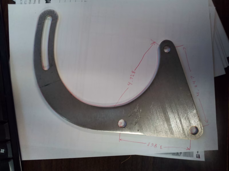 PB64421 Stainless Alternator Bracket Kit