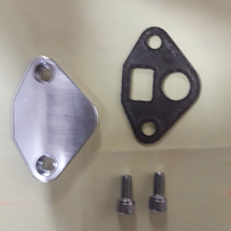 AF70201 EGR Block Off for OE Intakes, Billet Aluminum